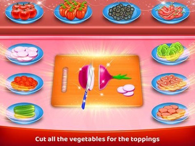 披萨机烹饪游戏_手机游戏做披萨机器人_一个做披萨的手机游戏