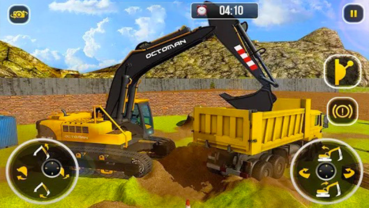 挖掘机模拟挖掘机游戏_手机游戏模拟挖掘机_手机游戏《模拟挖掘机》